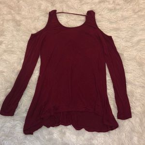 Cold shoulder top
